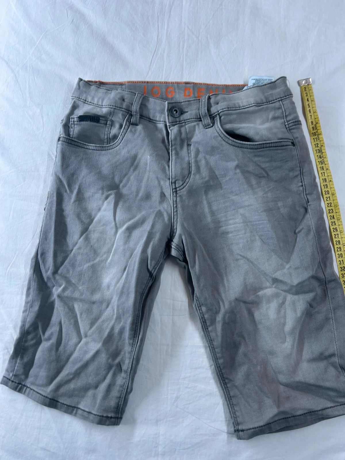 Short jeans cinza jog denim – photo 2